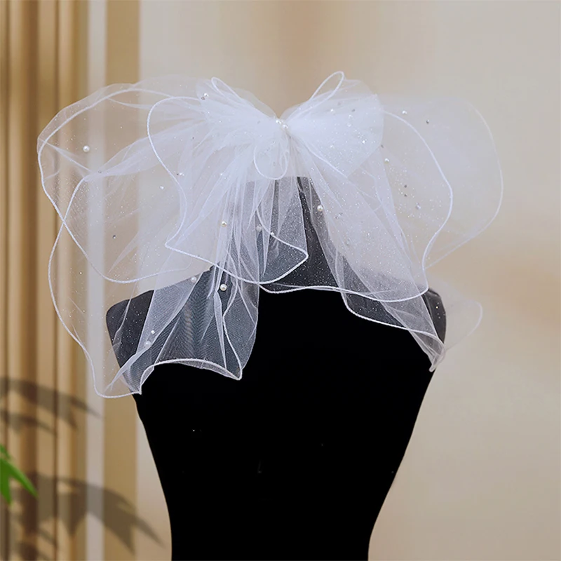 New French style retro bow shiny film title yarn port style bride wedding headwear travel photo accessories
New French style retro bow shiny film title yarn port style bride wedding headwear travel photo accessories