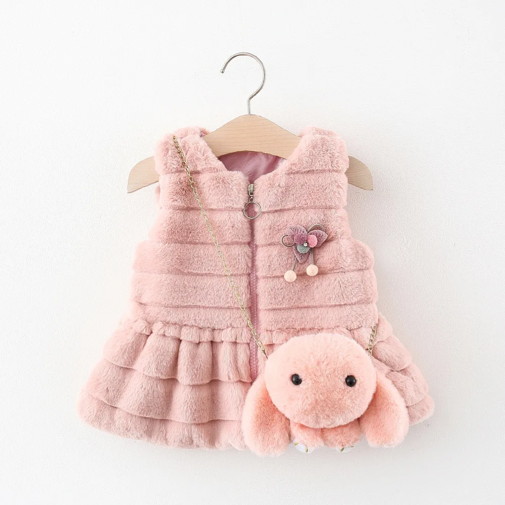 Melario Girls Coat Thick Vest + Rabbit Bag Baby Girls Cardigan Princess Warm Vest Jacket Plaid Autumn Winter Girls Clothing Coat
Melario Girls Coat Thick Vest + Rabbit Bag Baby Girls Cardigan Princess Warm Vest Jacket Plaid Autumn Winter Girls Clothing Coat