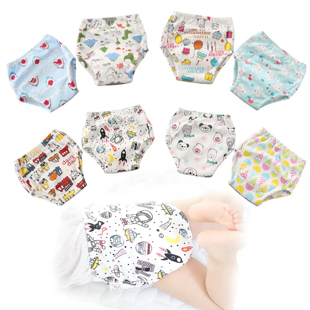Детские тренировочные трусики для горшка, подгузники, мультяшное нижнее белье для мальчиков и девочек, хлопковые трусики для малышей, многоразовые подгузники, чехол
Детские тренировочные трусики для горшка, подгузники, мультяшное нижнее белье для мальчиков и девочек, хлопковые трусики для малышей, многоразовые подгузники, чехол