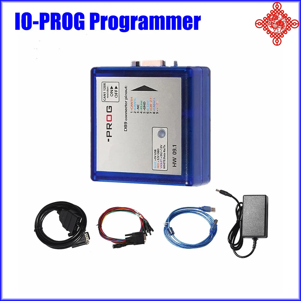 IO-PROG Programmer BD9 Connector Pinout I/O Terminal Automotive Diagnostic Tool For G-M Only HW 0.91 FLASH and EEPROM Memory
IO-PROG Programmer BD9 Connector Pinout I/O Terminal Automotive Diagnostic Tool For G-M Only HW 0.91 FLASH and EEPROM Memory