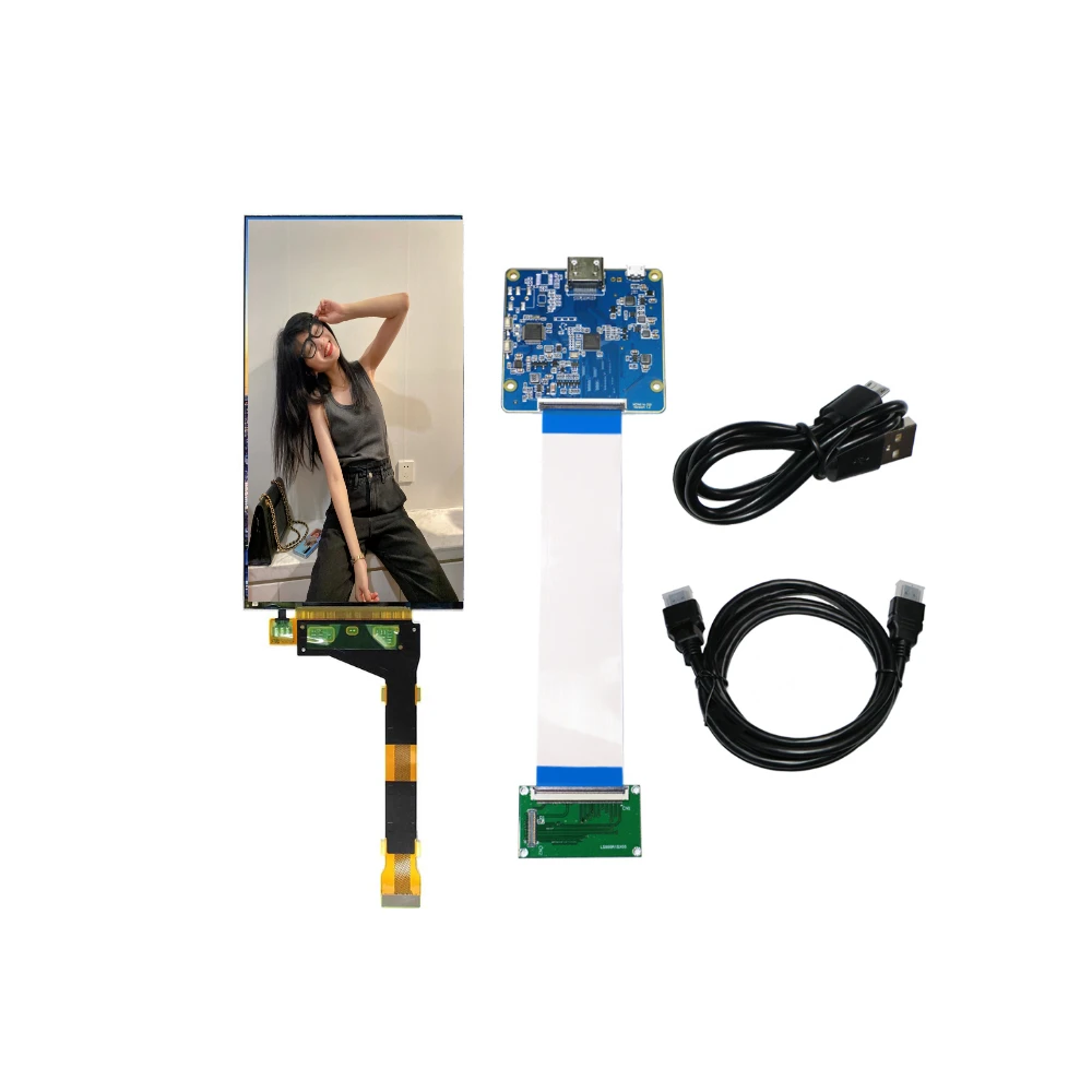 

5.5" Inch 2K LS055R1SX04 LCD Display for Sharp 3D 1440x2560 LCD Panel with 60Pin HDMI-Compatible to MIPI to Printer Board