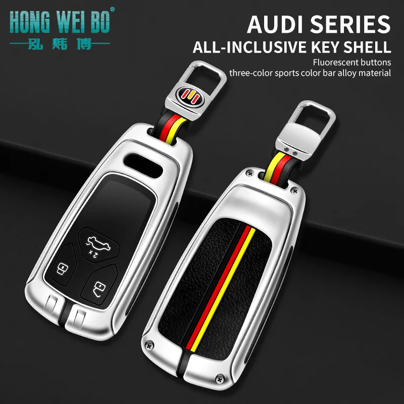 Car Remote Key Case Cover Shell Fob For Audi A4 B9 A5 A6 8S 8W Q5 Q7 4M S4 S5 S7 TT TTS TFSI RS Key Chain Protector Accessories
Car Remote Key Case Cover Shell Fob For Audi A4 B9 A5 A6 8S 8W Q5 Q7 4M S4 S5 S7 TT TTS TFSI RS Key Chain Protector Accessories