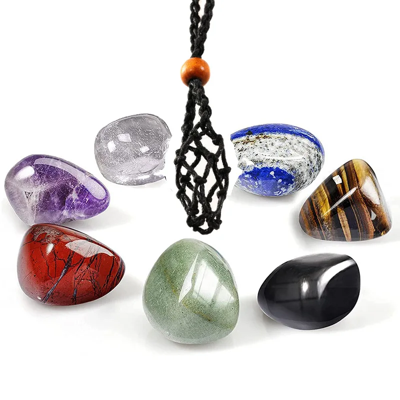 Necklace Net Bag Set Adjustable Cord Empty Meditation Stone Holder Natural Quartz Crystals Healing Stone Chakra Pendant Amulets
Necklace Net Bag Set Adjustable Cord Empty Meditation Stone Holder Natural Quartz Crystals Healing Stone Chakra Pendant Amulets