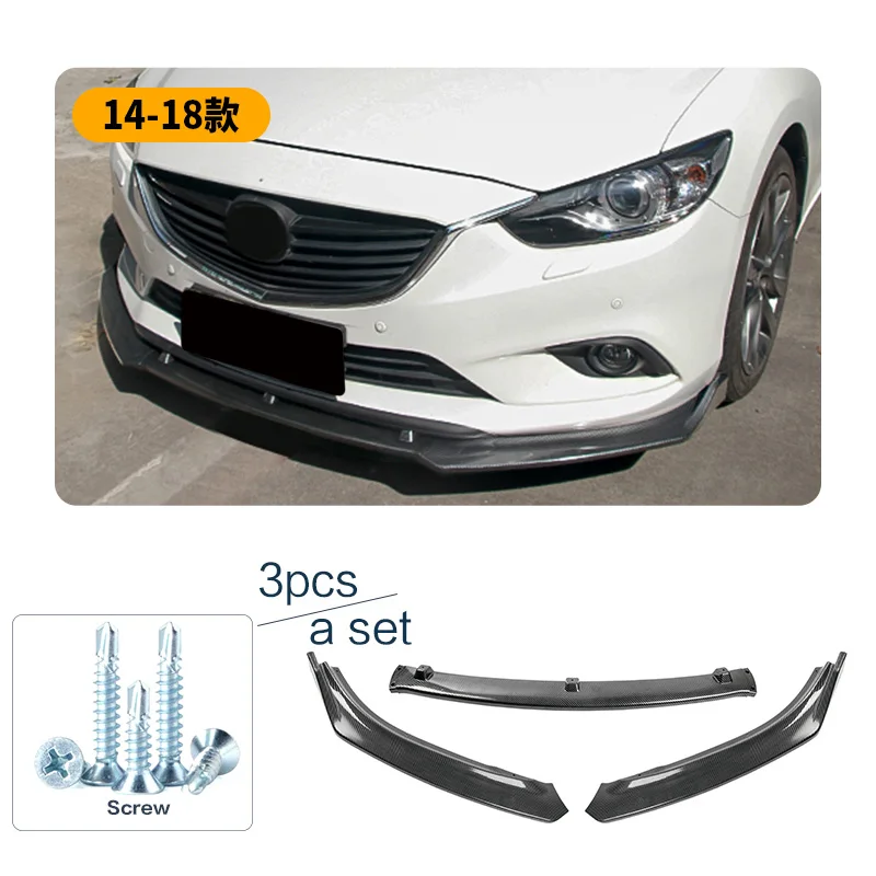 Carbon Painting Front Splitter For Mazda 6 ATENZA 2014-2018 Year Bumper Spoiler Diffuser Skirt Body Kit Lip
Carbon Painting Front Splitter For Mazda 6 ATENZA 2014-2018 Year Bumper Spoiler Diffuser Skirt Body Kit Lip