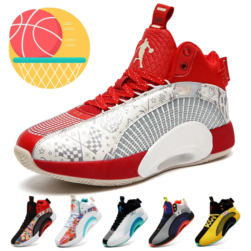 Popular men's high elastic basketball shoes Breathable high-top lace-up basketball shoes Outdoor wear-resistant training shoes
Popular men's high elastic basketball shoes Breathable high-top lace-up basketball shoes Outdoor wear-resistant training shoes