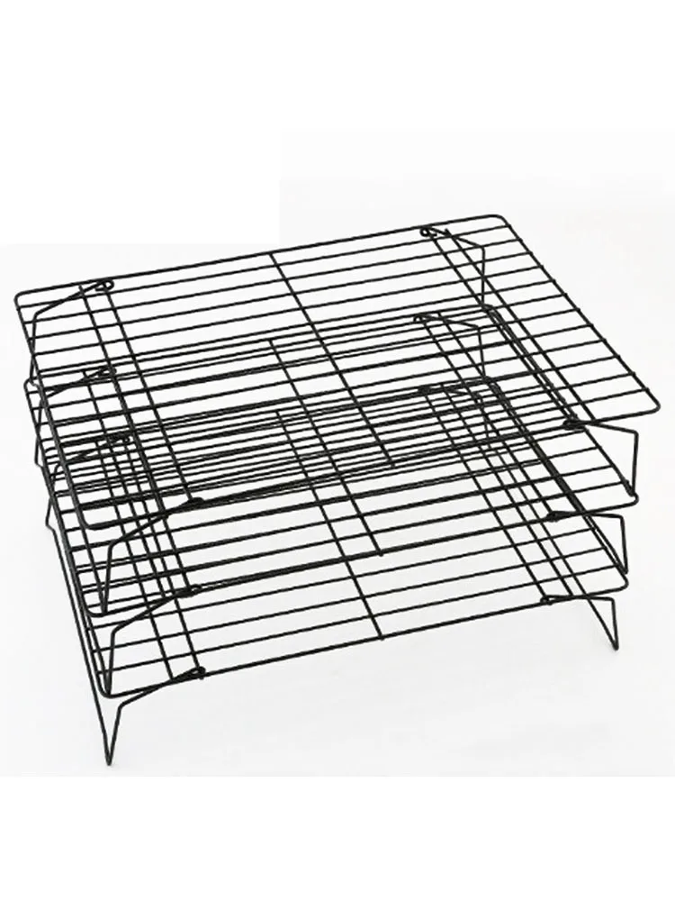 Colored box cooling rack, three-layer folding cooling rack, cake drying rack, cake baking tool
Colored box cooling rack, three-layer folding cooling rack, cake drying rack, cake baking tool