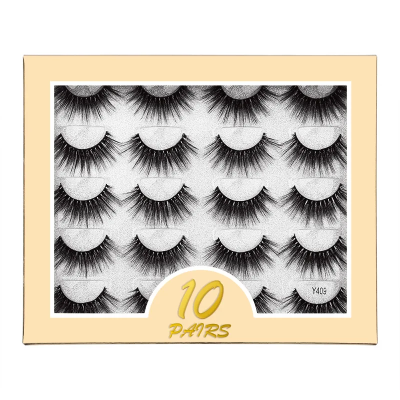 10pairs 3D mink lashes mink false eyelashes eye lash fake eyelash extension Bushy set wispy lashes makeup supplies tools beauty
10pairs 3D mink lashes mink false eyelashes eye lash fake eyelash extension Bushy set wispy lashes makeup supplies tools beauty