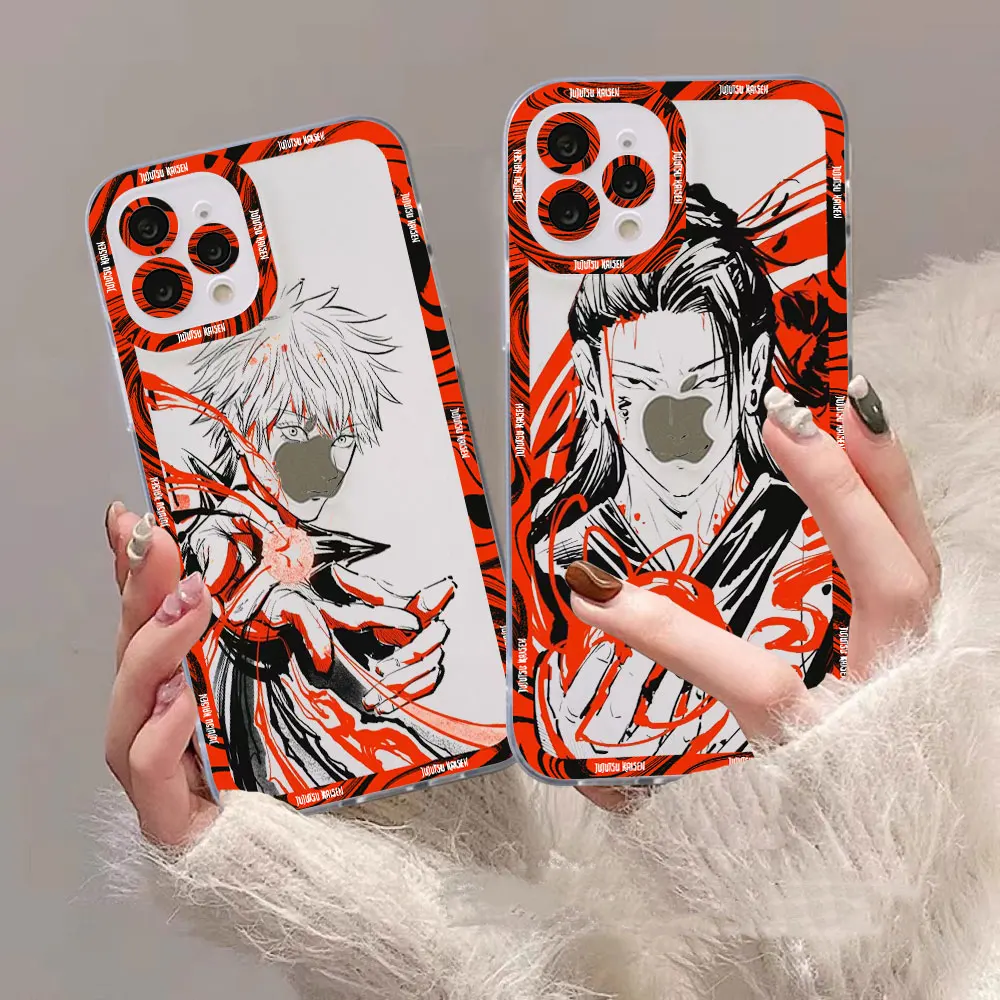 New Jujutsu Kaisen Anime Clear Soft Case For iPhone 15 Pro Max Cqoue 12 13 Mini 11 14 Pro XS Max Cases 8 7 Plus X XR SE Cover
New Jujutsu Kaisen Anime Clear Soft Case For iPhone 15 Pro Max Cqoue 12 13 Mini 11 14 Pro XS Max Cases 8 7 Plus X XR SE Cover