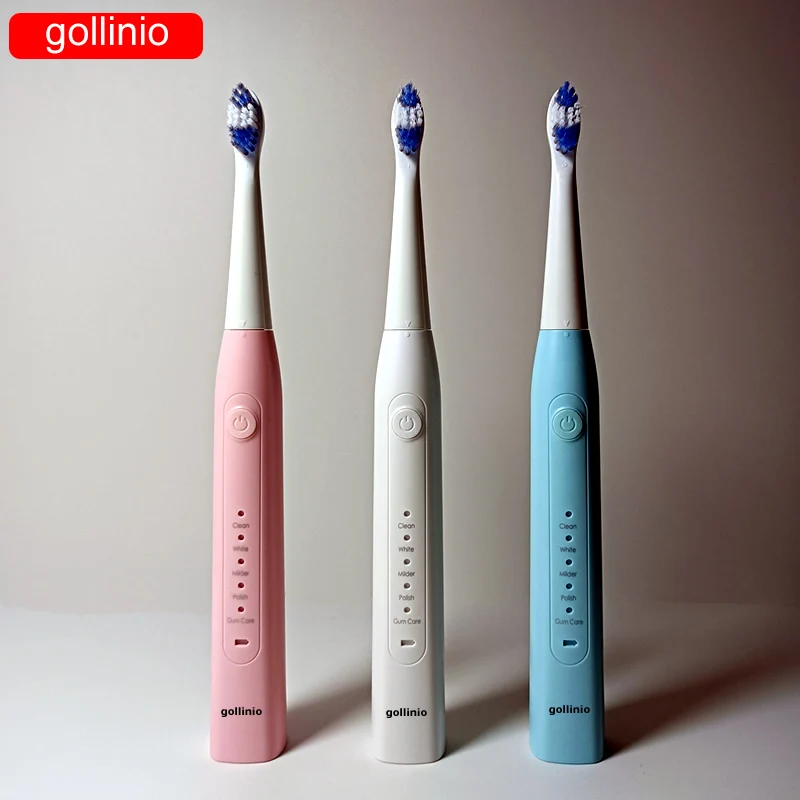 Gollinio Electric Toothbrush Usb fast charging GL09C Adult teeth brush Sonic Rechargeable Replacement Head waterproof xp7
Gollinio Electric Toothbrush Usb fast charging GL09C Adult teeth brush Sonic Rechargeable Replacement Head waterproof xp7