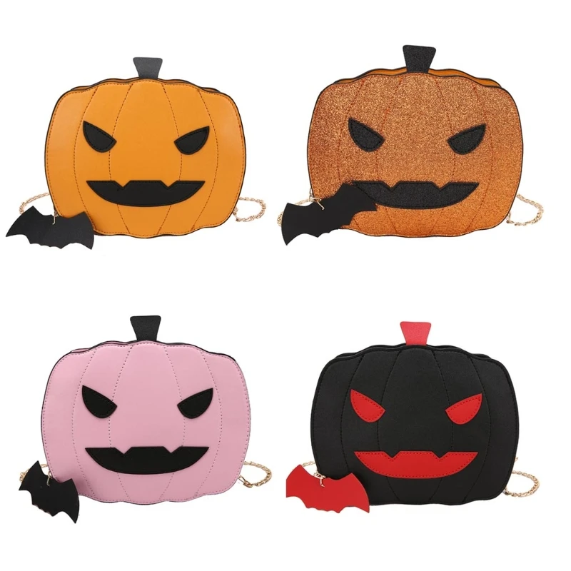 Pumpkin Crossbody Bag Chain Shoulder Bags Leather Shoulder Purse for Women Bat Pendant Halloween Clutch Bag Devil Tote
Pumpkin Crossbody Bag Chain Shoulder Bags Leather Shoulder Purse for Women Bat Pendant Halloween Clutch Bag Devil Tote