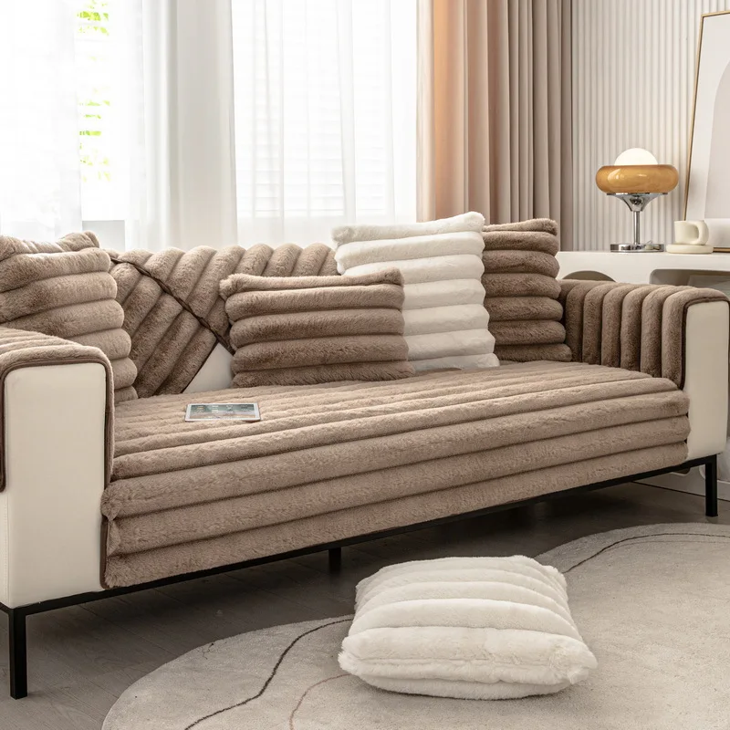 Сверхмягкий длинный плюшевый Полосатый чехол-накладка с противоскользящим покрытием, однотонный приятный для кожи чехол для дивана
Сверхмягкий длинный плюшевый Полосатый чехол-накладка с противоскользящим покрытием, однотонный приятный для кожи чехол для дивана