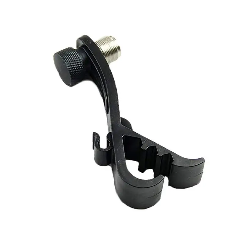 Drum Microphone Holder Adjustable Drum Microphone Clips Black Drum Hoop Rim Mount Shock Mount Gear With Female Screw Adapter 
Drum Microphone Holder Adjustable Drum Microphone Clips Black Drum Hoop Rim Mount Shock Mount Gear With Female Screw Adapter