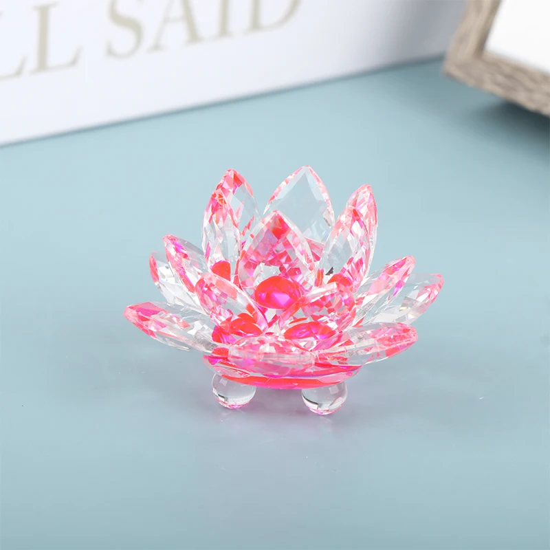 1 X Crystal Lotus Flower Crafts Glass Paperweight Fengshui Figurines Wedding Party Decor Living Room Office Desk Ornaments
1 X Crystal Lotus Flower Crafts Glass Paperweight Fengshui Figurines Wedding Party Decor Living Room Office Desk Ornaments