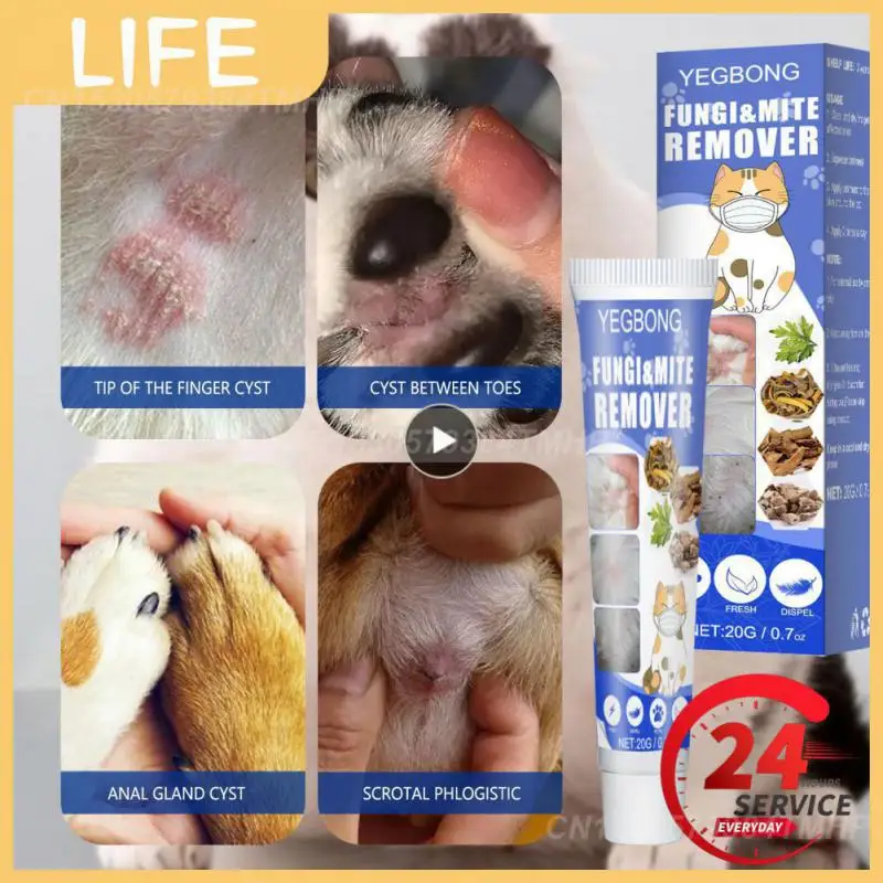 20ml Pet Mite Removing Cream Dog Cat Skin Disease Treat Cream Flea Lice Ointment Anti-itch Dermatitis Sterilizing Clean Repair
20ml Pet Mite Removing Cream Dog Cat Skin Disease Treat Cream Flea Lice Ointment Anti-itch Dermatitis Sterilizing Clean Repair