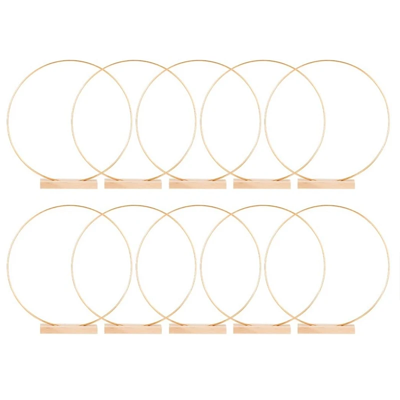 10 Pack Metal Floral Hoop Wreath Metal Floral Hoops 10 Inch With Place Holders For DIY Wedding Table Decor
10 Pack Metal Floral Hoop Wreath Metal Floral Hoops 10 Inch With Place Holders For DIY Wedding Table Decor