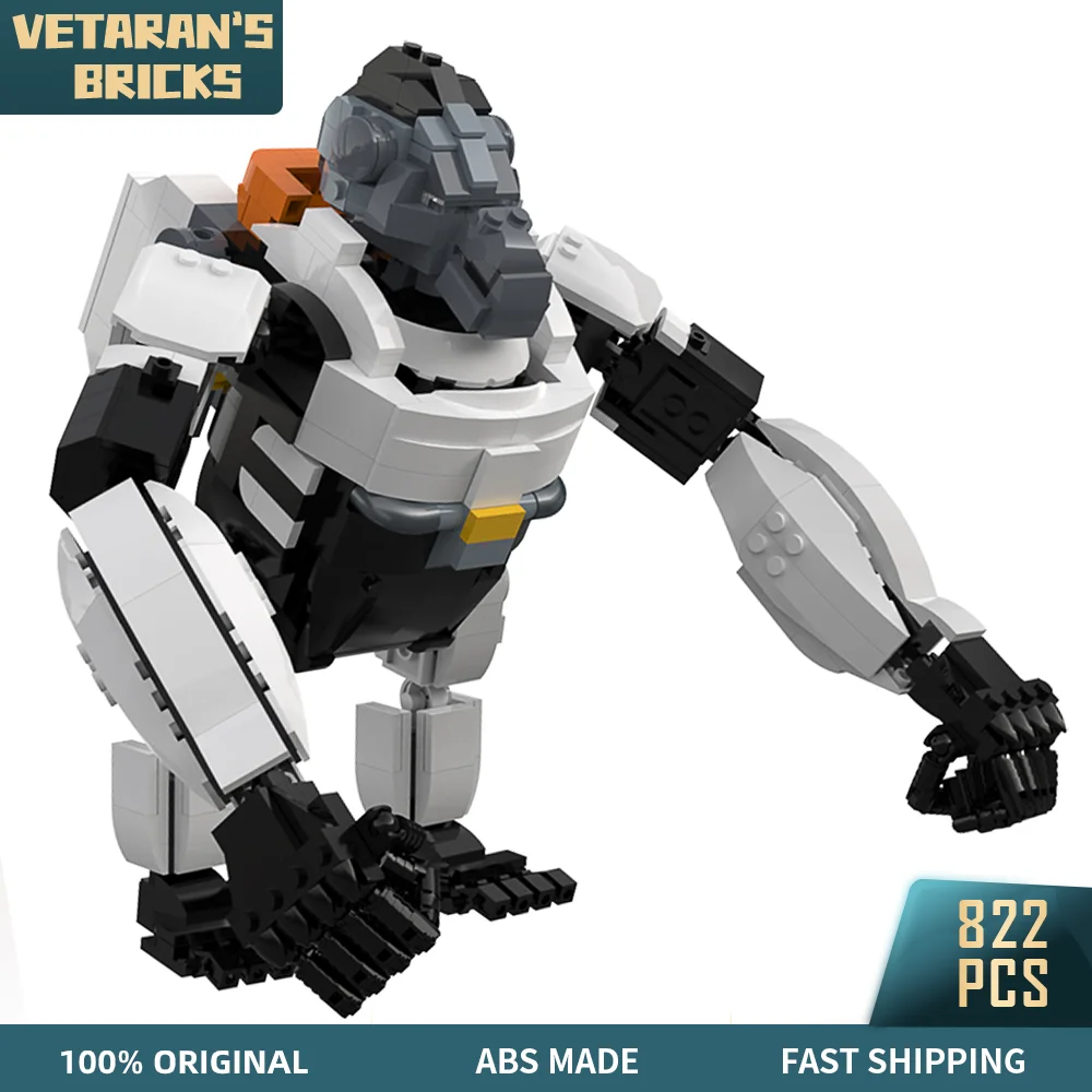 MOC Winston Mech Gorilla Body Shield Robot Anime Figure Construct Bricks Game Role Model Children Toys for Boys Building Blocks
MOC Winston Mech Gorilla Body Shield Robot Anime Figure Construct Bricks Game Role Model Children Toys for Boys Building Blocks