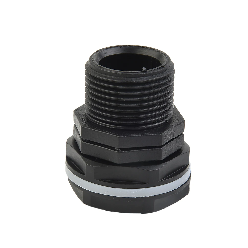 

1pc IBC Tank Bushing Threaded Fitting Flange Connection External Thread IBC Rain Barrel Liner 3/4inch 1inch