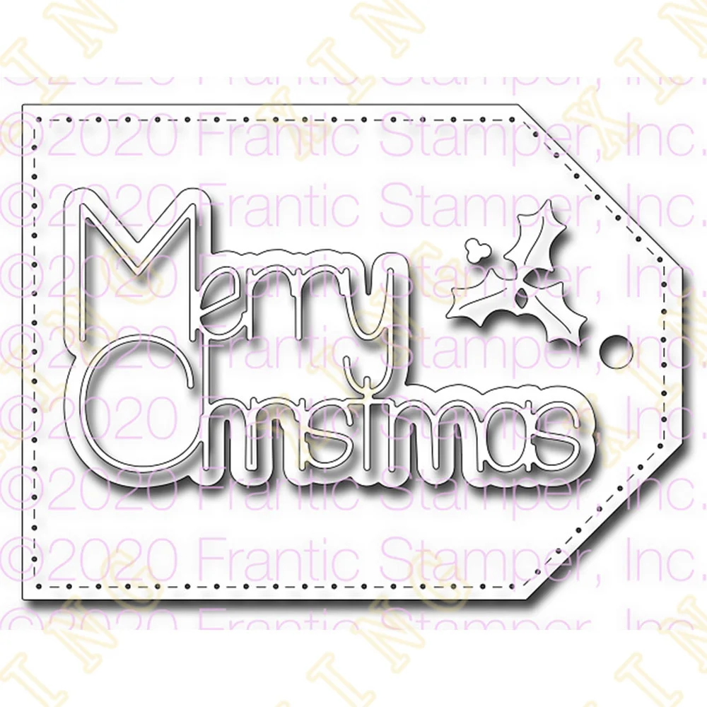 Jumbo Merry Christmas Tag Metal Craft Cutting Dies Diy Scrapbook Paper Diary Decoration Card Handmade Embossing New Product
Jumbo Merry Christmas Tag Metal Craft Cutting Dies Diy Scrapbook Paper Diary Decoration Card Handmade Embossing New Product