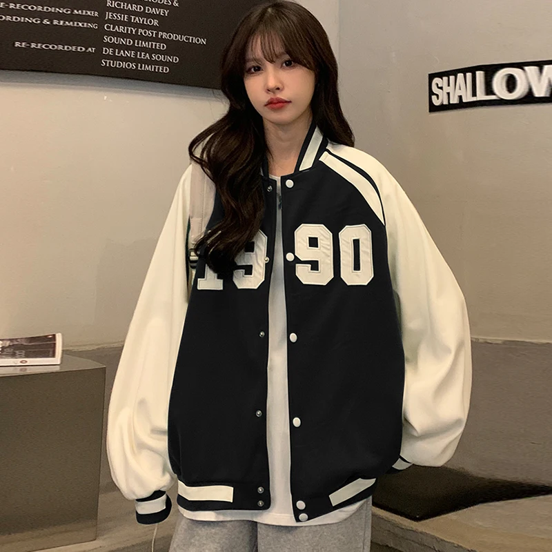 Female Clothing Spring Autumn Fashion Streetwear Harajuku Baseball Coats Trench Elegant Vintage Casual Women Bomber Jackets
Female Clothing Spring Autumn Fashion Streetwear Harajuku Baseball Coats Trench Elegant Vintage Casual Women Bomber Jackets