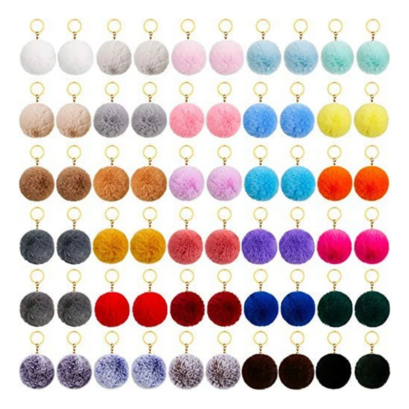 50Pcs Lazy Rabbit Pompony Key Buckle Pony Key Ring With Key Chain Embryo Fluffy Artificial Fur Pompony Key Chain DIY Accessories
50Pcs Lazy Rabbit Pompony Key Buckle Pony Key Ring With Key Chain Embryo Fluffy Artificial Fur Pompony Key Chain DIY Accessories