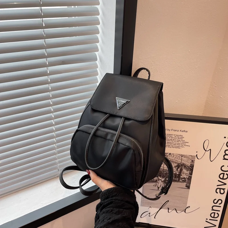 2022 black Oxford cloth trend personality daily Commuter Bag simple women's Bag backpack ins NEW designer women shoulder bags 
2022 black Oxford cloth trend personality daily Commuter Bag simple women's Bag backpack ins NEW designer women shoulder bags