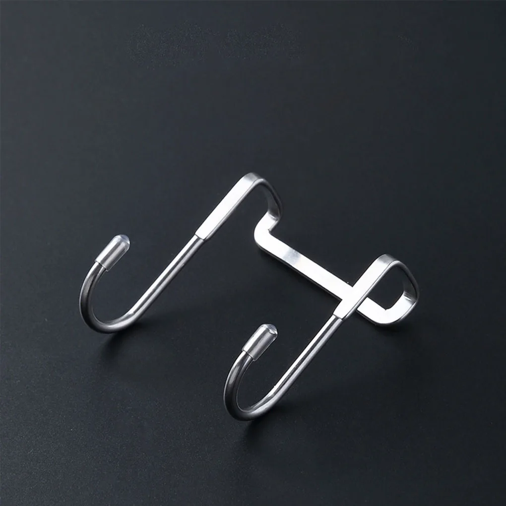 1PC S-type Door Hanger Hook Stainless Steel Free Punching Cabinet Door Without Trace Clothes Hook Door Back Wall Mounted Hooks
1PC S-type Door Hanger Hook Stainless Steel Free Punching Cabinet Door Without Trace Clothes Hook Door Back Wall Mounted Hooks