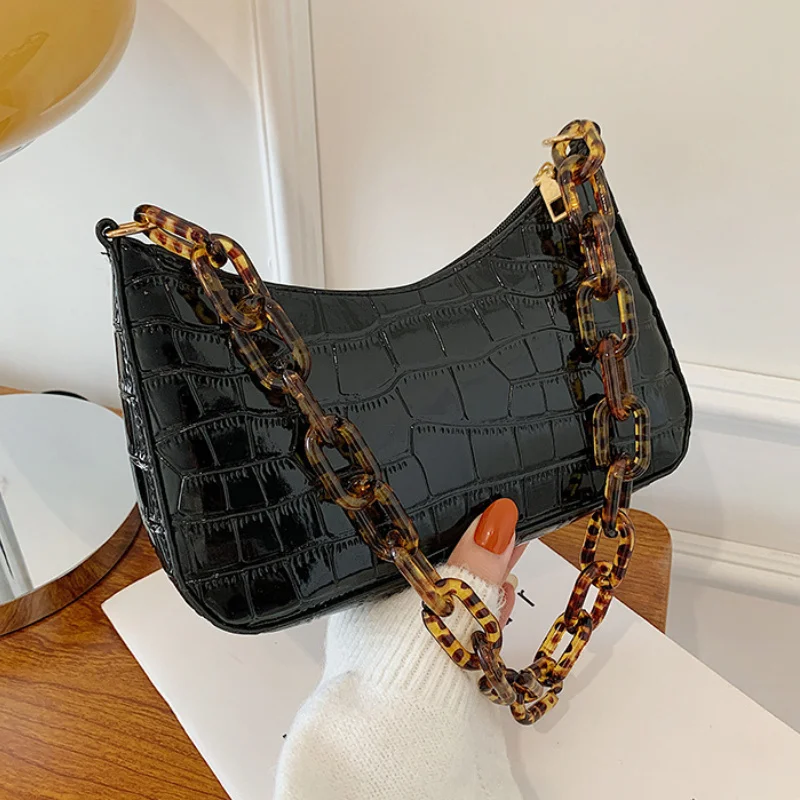 Crocodile Pattern PU Leather Handbags 2023 Female Shoulder Bag Ladies Armpit Bag Retro Casual Women Tote Small Clutch
Crocodile Pattern PU Leather Handbags 2023 Female Shoulder Bag Ladies Armpit Bag Retro Casual Women Tote Small Clutch