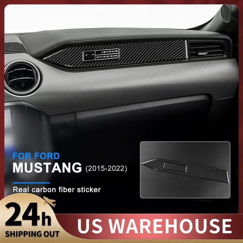 Real Carbon Fiber For Ford Mustang 2015-2022 Car Dashboard Decoration Strip Sticker Passenger Seat Side Trim Accessories
Real Carbon Fiber For Ford Mustang 2015-2022 Car Dashboard Decoration Strip Sticker Passenger Seat Side Trim Accessories
