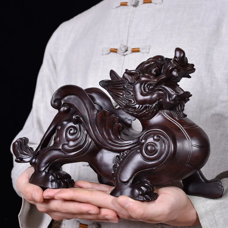 Ebony Solid Wood Carving Money Drawing Pi Xiu Decoration Wood a Pair Large Size Home Protection Amulet and Feng Shui Rosewood
Ebony Solid Wood Carving Money Drawing Pi Xiu Decoration Wood a Pair Large Size Home Protection Amulet and Feng Shui Rosewood