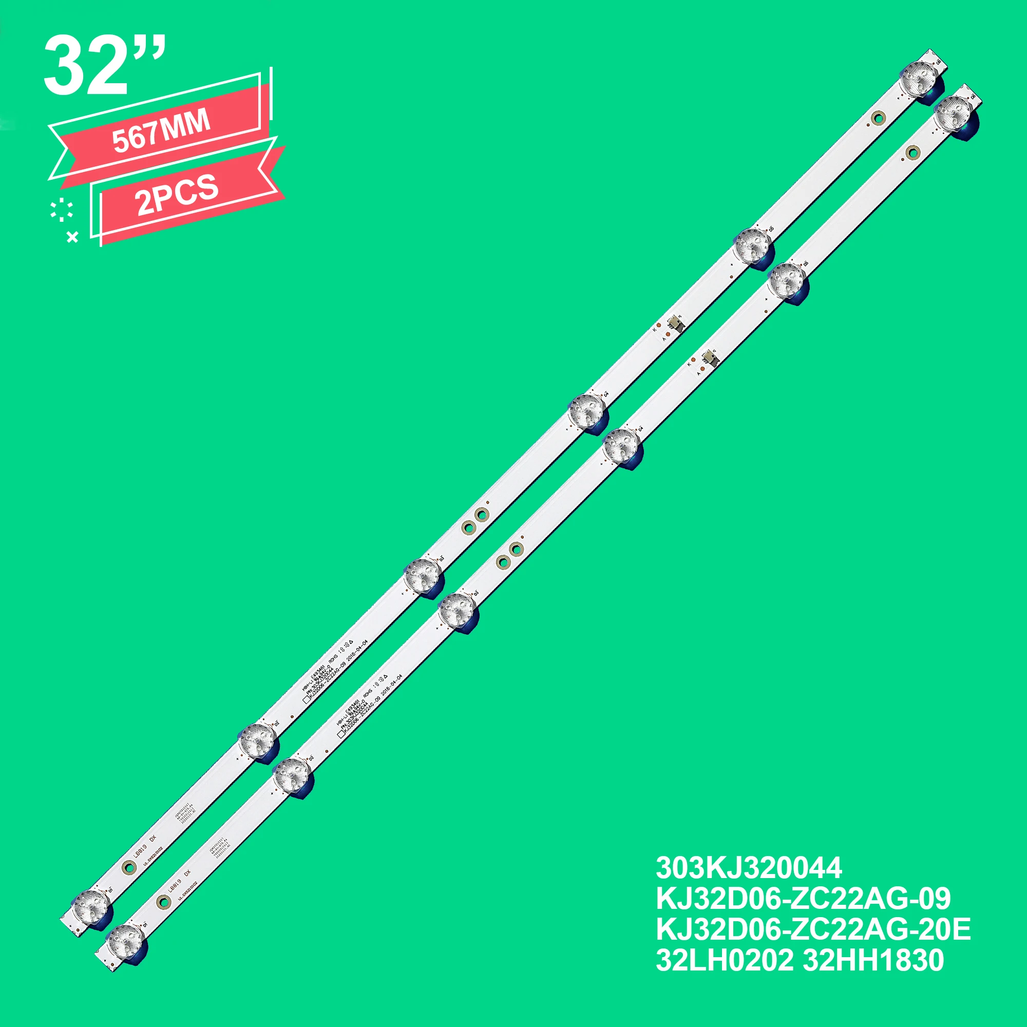 10pcs LED strip For 32LH0202 32HH1830 PK-32D16T KJ32D06-ZC22AG-09 12 20E 303KJ320044 KM0320LDCH HTV-32R01-T2C/A4/B V320BJ6-Q01
10pcs LED strip For 32LH0202 32HH1830 PK-32D16T KJ32D06-ZC22AG-09 12 20E 303KJ320044 KM0320LDCH HTV-32R01-T2C/A4/B V320BJ6-Q01