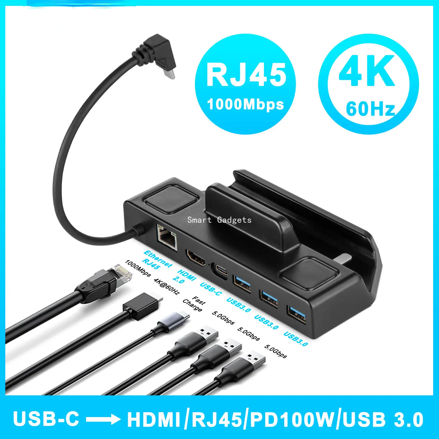 Steam Deck Docking Station TV Base Stand Hub Holder Dock USB C to RJ45 Ethernet 4K HDMI-compatible Steam Deck Steam deck Console
Steam Deck Docking Station TV Base Stand Hub Holder Dock USB C to RJ45 Ethernet 4K HDMI-compatible Steam Deck Steam deck Console