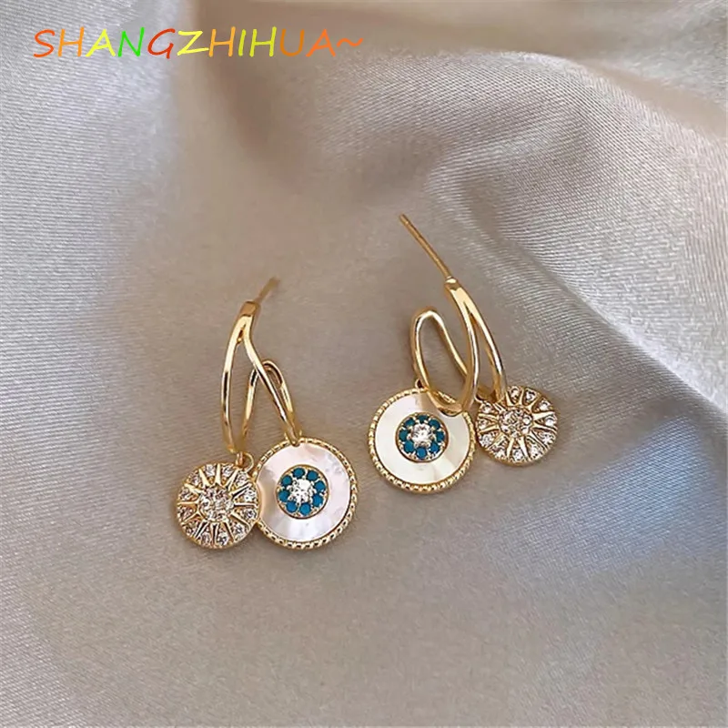 2022 New Classic Round Shell Flower Pendant Earrings Korea Luxury Jewelry Wedding Party Temperament For Womans Accessories
2022 New Classic Round Shell Flower Pendant Earrings Korea Luxury Jewelry Wedding Party Temperament For Womans Accessories
