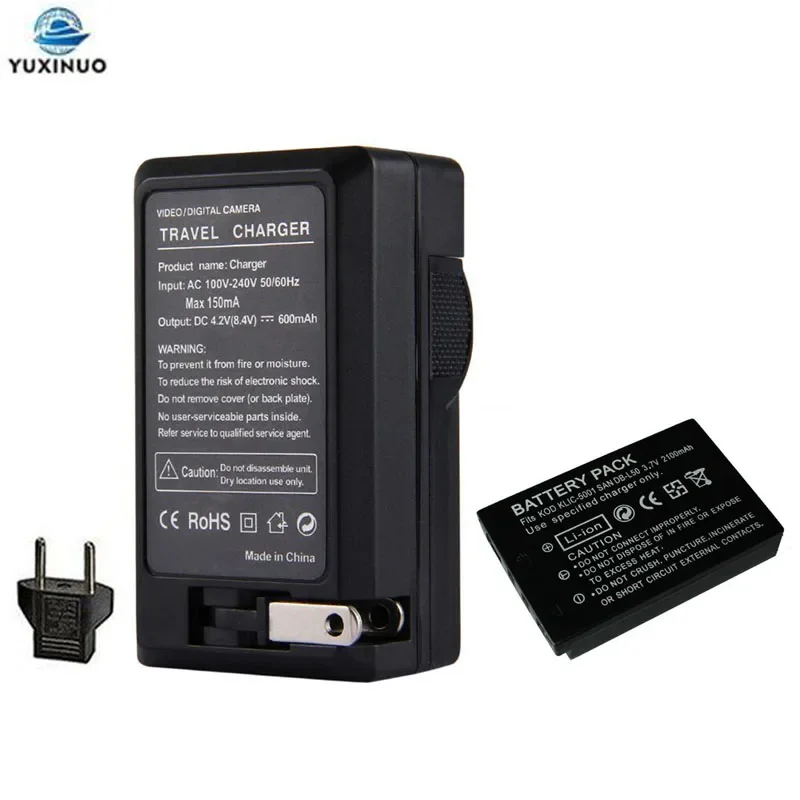 Аккумулятор и зарядное устройство для камеры SANYO KLIC-5001 HD1000 HD2000 Kodak Z730 Z760 Z7590 DX7440, 2100 мАч
Аккумулятор и зарядное устройство для камеры SANYO KLIC-5001 HD1000 HD2000 Kodak Z730 Z760 Z7590 DX7440, 2100 мАч