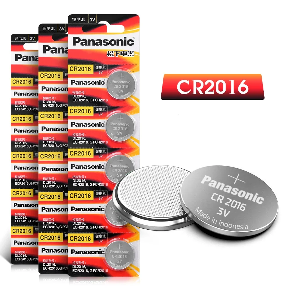 Panasonic 2-15Pcs CR2016 Lithium Battery 3V cr2016 Button Cell Batteries Single Use For Watch Main Board cr 2016 DL2016 ECR2016
Panasonic 2-15Pcs CR2016 Lithium Battery 3V cr2016 Button Cell Batteries Single Use For Watch Main Board cr 2016 DL2016 ECR2016