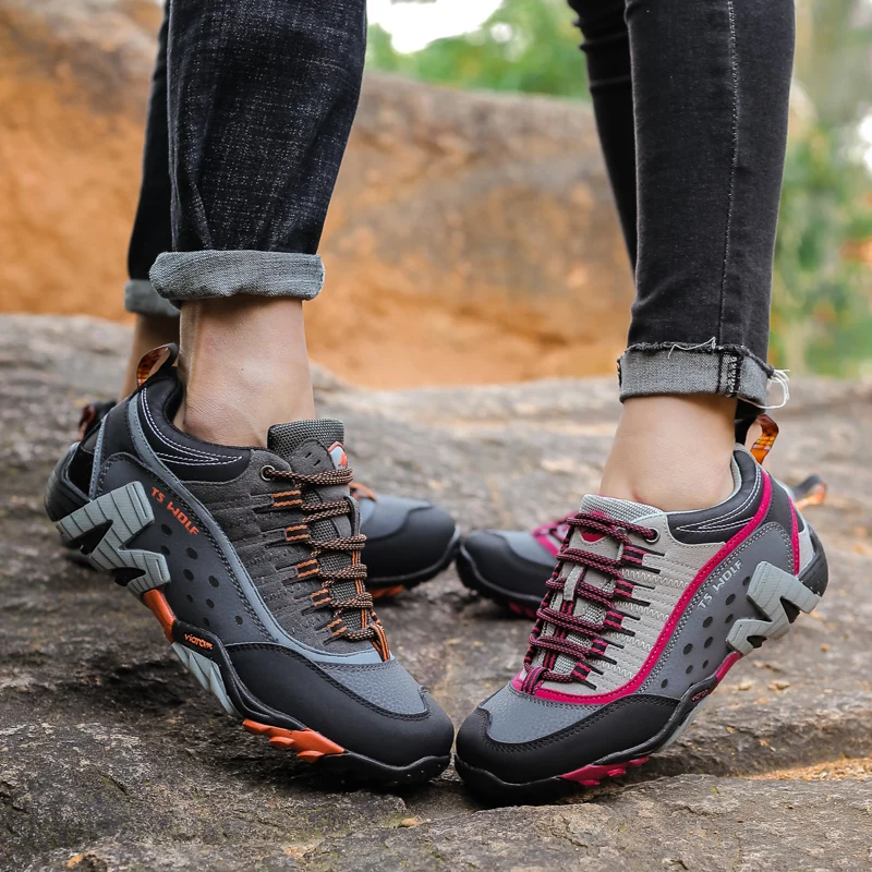 Outdoor Genuine Leather Trekking Shoes Couple Men Hiking Shoes Waterproof Non Slip Climbing Camping Trekking Women Men Sneakers
Outdoor Genuine Leather Trekking Shoes Couple Men Hiking Shoes Waterproof Non Slip Climbing Camping Trekking Women Men Sneakers