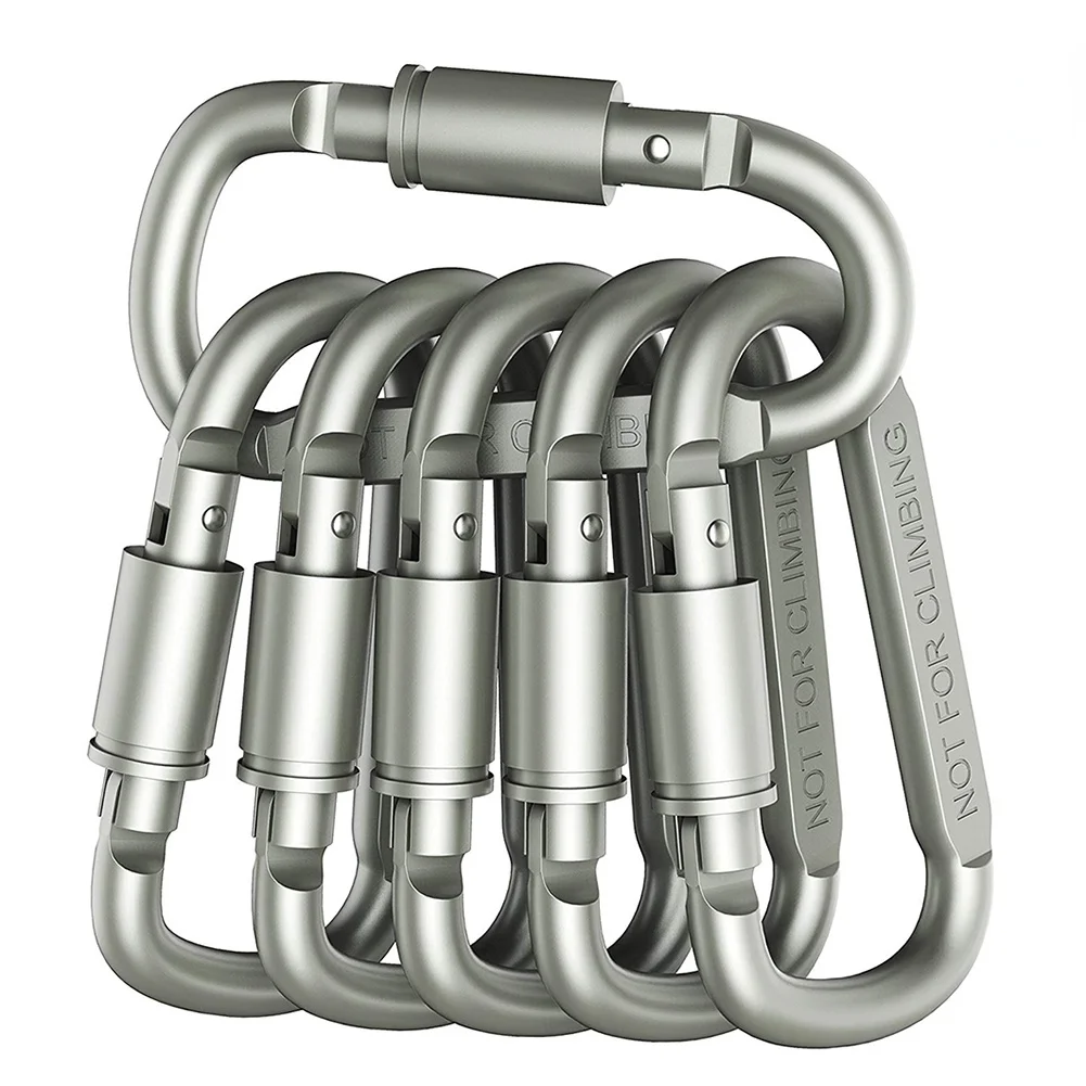 EDC Backpack Carabiner Keychain Outdoor Camping Hiking Aluminum Alloy D-ring Snap Clip Lock Buckle Hook Climbing Tools
EDC Backpack Carabiner Keychain Outdoor Camping Hiking Aluminum Alloy D-ring Snap Clip Lock Buckle Hook Climbing Tools