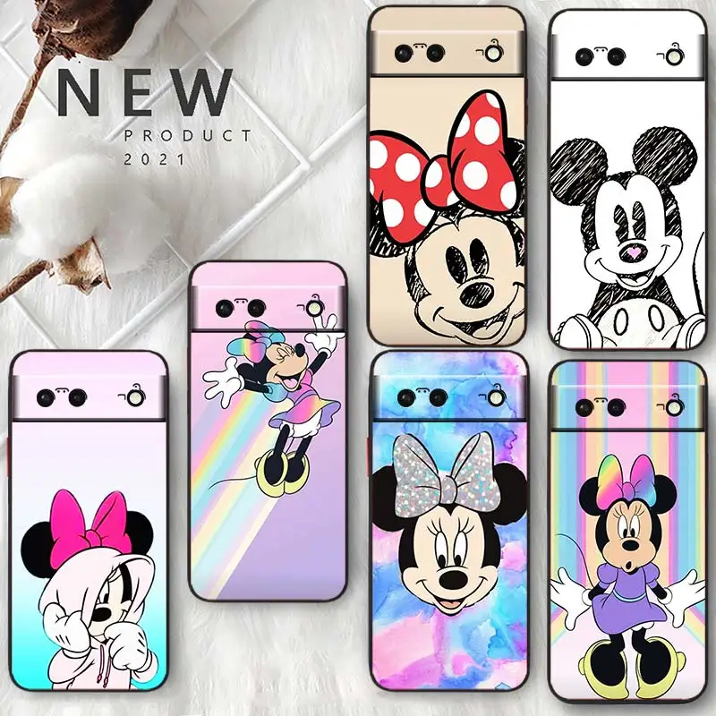 Minnie Mickey mouse color For Google Pixel 7 6 Pro 6A 5A 5 4 4A XL 5G Shell Soft Silicone Fundas Coque Capa Black Phone Case
Minnie Mickey mouse color For Google Pixel 7 6 Pro 6A 5A 5 4 4A XL 5G Shell Soft Silicone Fundas Coque Capa Black Phone Case