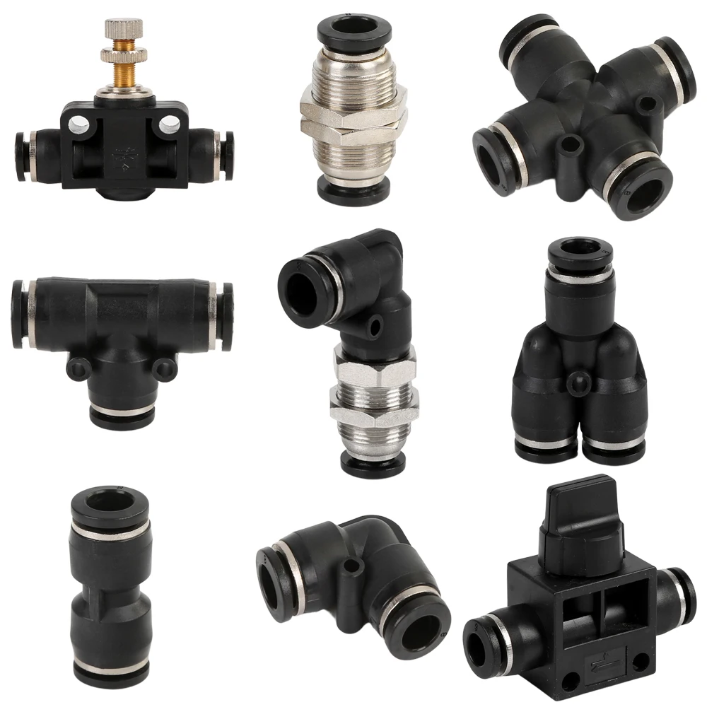 Pneumatic Fitting Pipe Connector Bulkhead Air Quick Coupling Release Water Push In Hose 4mm 6mm 8mm 10mm 12mm Plastic Joint
Pneumatic Fitting Pipe Connector Bulkhead Air Quick Coupling Release Water Push In Hose 4mm 6mm 8mm 10mm 12mm Plastic Joint