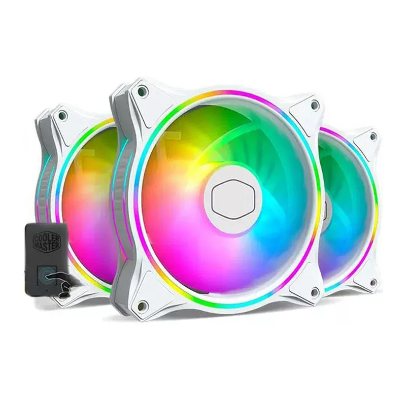 

Cooler Master MF120 HALO support Shenguang synchronization 3 in 1 Kit 120mm silent and colorful ARGB PWM chassis cooling fan