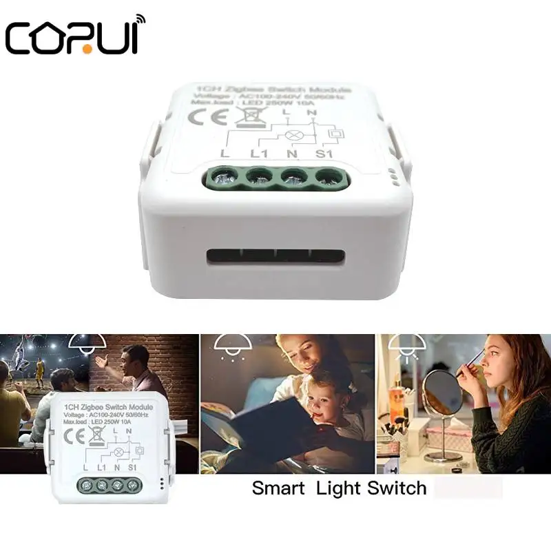 CoRui Smart Remote Control Zigbee 3.0 1/2 Gang Switch For Most Of Zigbee Hub Works With Alexa Google Home For DIY Home Device
CoRui Smart Remote Control Zigbee 3.0 1/2 Gang Switch For Most Of Zigbee Hub Works With Alexa Google Home For DIY Home Device