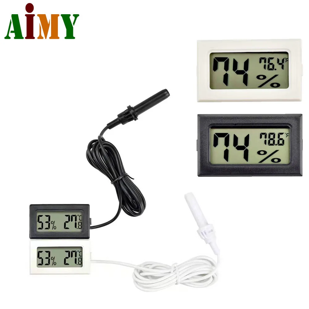 Mini Digital LCD Temperature Sensor Humidity Meter Thermometer Hygrometer Gauge Instruments Probe Convenient Indoor Outdoor
Mini Digital LCD Temperature Sensor Humidity Meter Thermometer Hygrometer Gauge Instruments Probe Convenient Indoor Outdoor