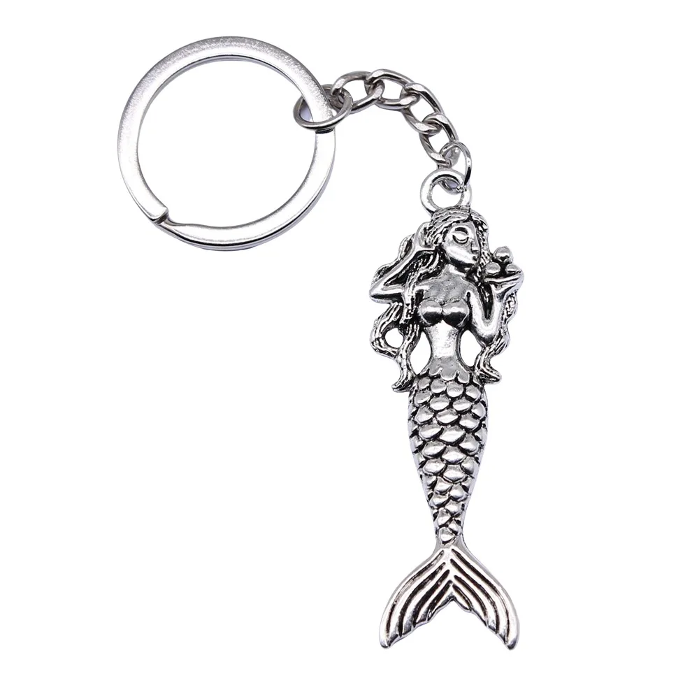 Retro Mermaid Travel Souvenir DIY Key Chain Stainless Steel Keyring Handmade,Silver Color,Women Jewelry Accessory Pendant Gift
Retro Mermaid Travel Souvenir DIY Key Chain Stainless Steel Keyring Handmade,Silver Color,Women Jewelry Accessory Pendant Gift