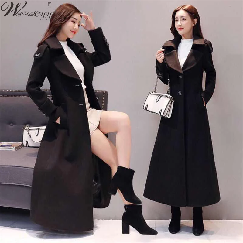Women Winter Warm High-End Woolen Coat Elegant Thicken Warm Office Jacket Fahsion Loose Turn-Down Collar Woolen Blends Overcoat
Women Winter Warm High-End Woolen Coat Elegant Thicken Warm Office Jacket Fahsion Loose Turn-Down Collar Woolen Blends Overcoat