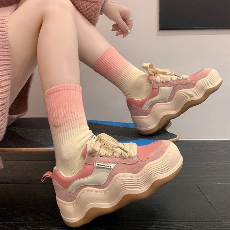 Y2K Women Korean Casual Kawaii Sport Loafers Sneakers Vintage Athletic Platform Tennis Shoe Chunky Thick Heel Sneaker Flat Shoes
Y2K Women Korean Casual Kawaii Sport Loafers Sneakers Vintage Athletic Platform Tennis Shoe Chunky Thick Heel Sneaker Flat Shoes