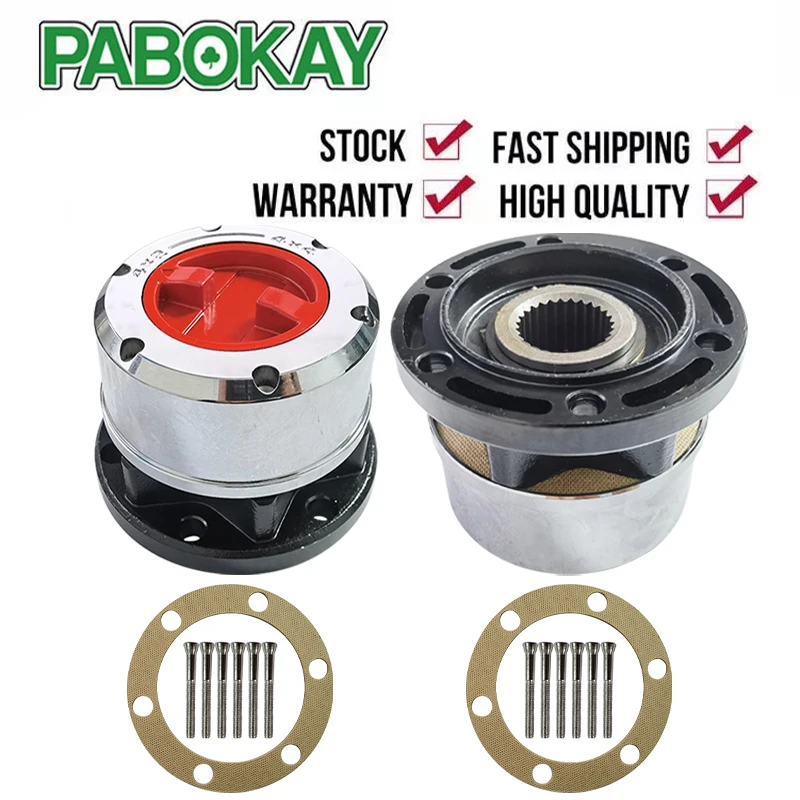 2 pieces x FOR NISSAN King Cab Pathfinder H.B.94 Navara D21 Terrano I Manual Free wheel locking hubs B019HP AVM429HP AVM452HP
2 pieces x FOR NISSAN King Cab Pathfinder H.B.94 Navara D21 Terrano I Manual Free wheel locking hubs B019HP AVM429HP AVM452HP
