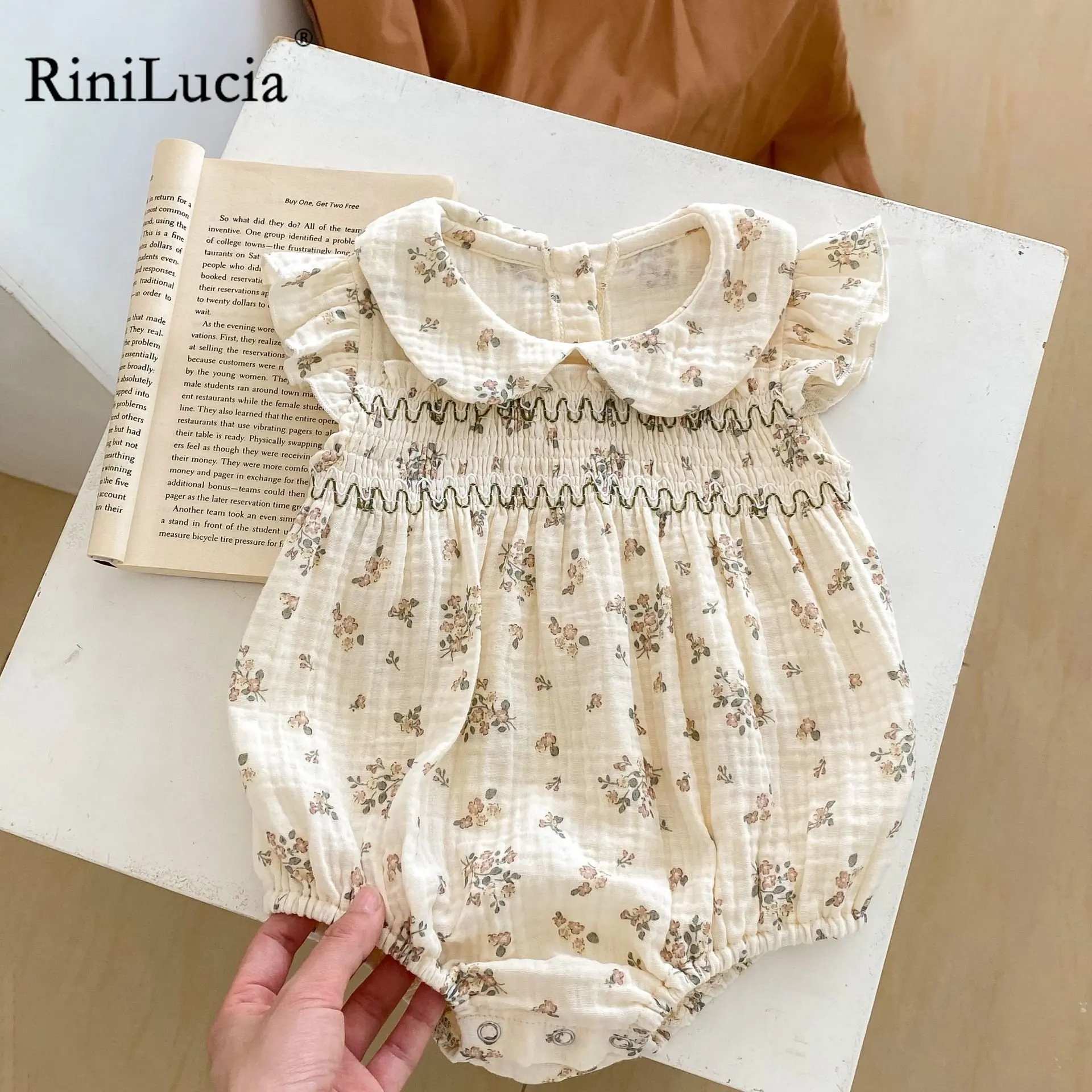 2023 New Baby Girls Summer Romper Toddler Fly Sleeve Floral Print Romper Girls Sweet Jumpsuit for Newborn Inflant
2023 New Baby Girls Summer Romper Toddler Fly Sleeve Floral Print Romper Girls Sweet Jumpsuit for Newborn Inflant