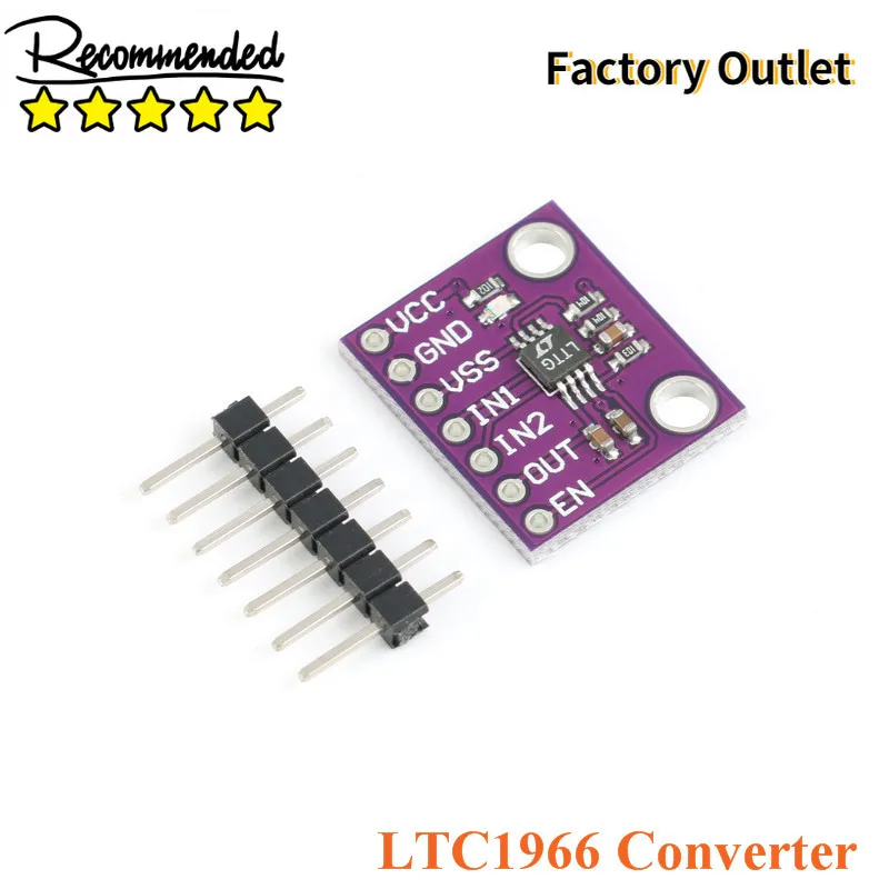 LTC1966 Converter Module Accurate Micropower Delta Sigma RMS to DC Converter Breakout Board Module new LTC1966
LTC1966 Converter Module Accurate Micropower Delta Sigma RMS to DC Converter Breakout Board Module new LTC1966