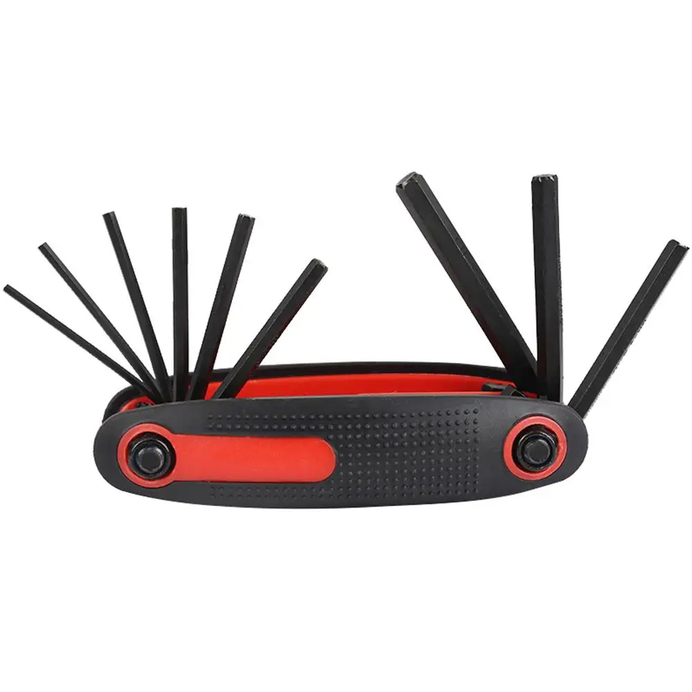 Folding Hex Wrench Metal Metric Allen Wrench set Hexagonal Screwdriver Hex Key Wrenches Allen Keys Hand Tool Portable set
Folding Hex Wrench Metal Metric Allen Wrench set Hexagonal Screwdriver Hex Key Wrenches Allen Keys Hand Tool Portable set