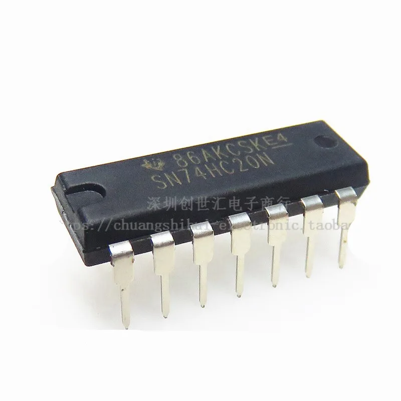 New original straight plug SN74HC20N DIP-14 dual 4 input NAND gate IC 74HC20
New original straight plug SN74HC20N DIP-14 dual 4 input NAND gate IC 74HC20