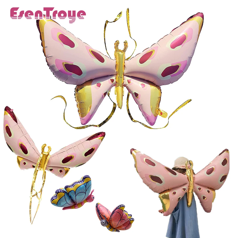 3D Giant Butterfly Wings Balloon Foil Fairy Balloon for Girls Kids Birthday Wedding Party Decorations Baby Shower Decor Supplies
3D Giant Butterfly Wings Balloon Foil Fairy Balloon for Girls Kids Birthday Wedding Party Decorations Baby Shower Decor Supplies